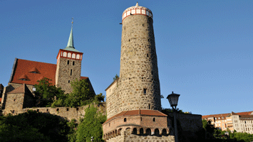 Alte Wasserkunst vom Spreetal auf der Scharfenwegbrücke