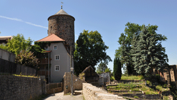 Nicolaiturm und Nicaolaipforte von der Gerberbastei