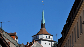 Schülerturm vin der Via regia an der Gerberstraße