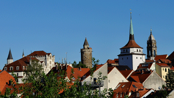 Wendischer Turm mit Schülerturm und Reichenturm vom Schützenplatz