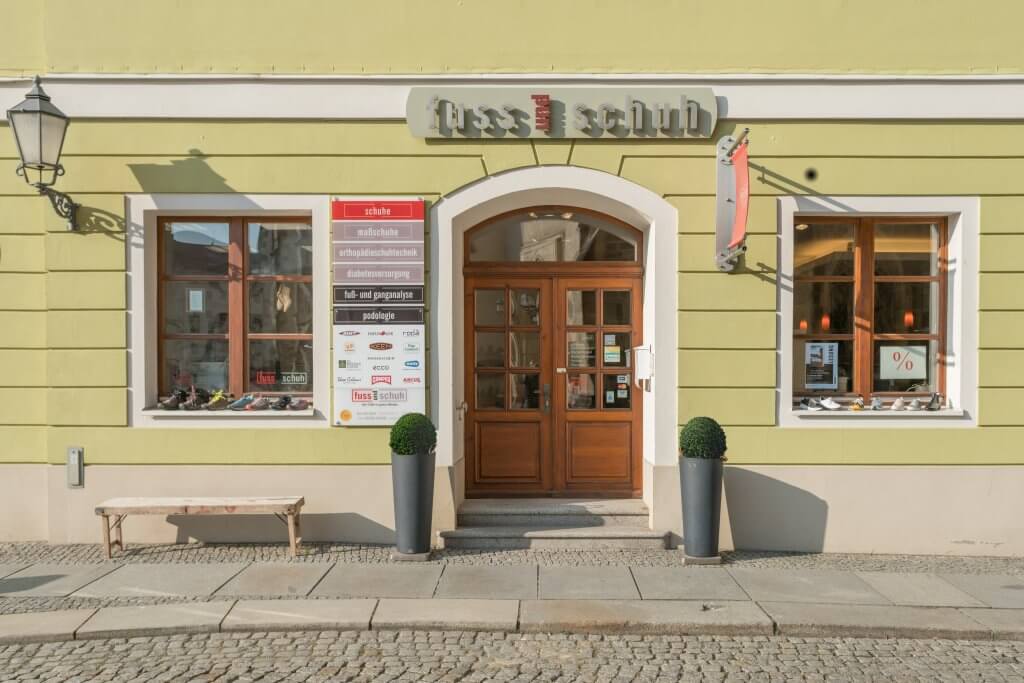 Fuss und Schuh aussen