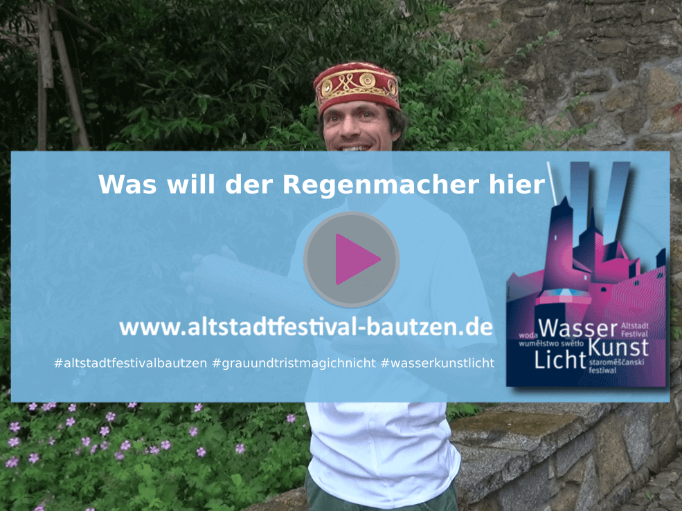 Altstadtfestival 2018 Was will der Regenmacher hier