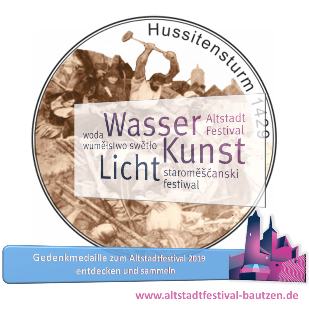 Beitragsbild Gedenkmedaille zum Altstadtfestival 2019