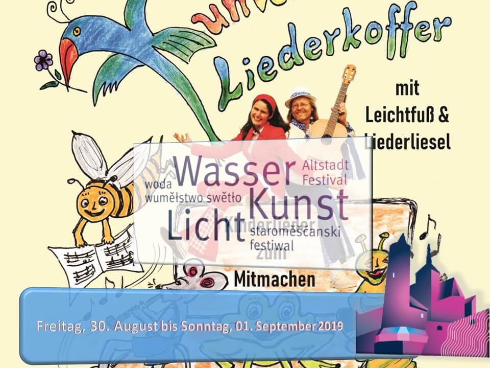 Leichtfuss und Liederliesel zum Altstadtfestival 2019 -Liederkoffer