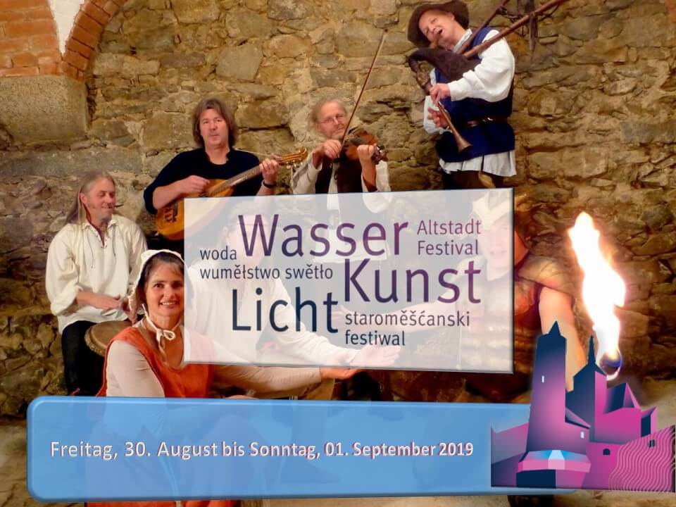 Leichtfuss und Liederliesel zum Altstadtfestival 2019 Plon-Plakat